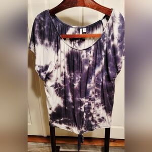 Cato Purple Tie-Dye Women's Blouse 18/20